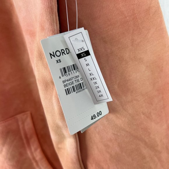 NWT BP Tie Dye Sweatshirt In Beige Tie Dye Cozy Pullover Size XS NEW - Picture 6 of 12